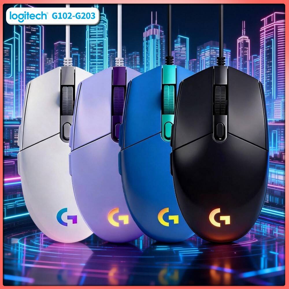 Logitech Mouse G203 - ロジクール G203 プロディジー RGB ゲーミングマウス 有線