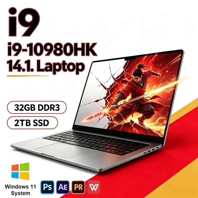 Pc Gaming On Sale - 2026年最新モデル、高性能14.1インチノートパソコン。Intel I9-10980HKプロセッサー搭載、16GB/32GB RAM、2TB SSD、Windows 11搭載。ゲーミングやビジネス用途に最適。