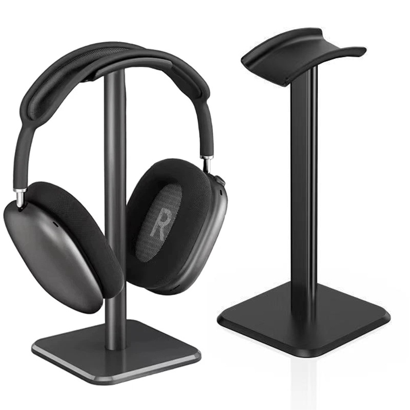 Headset Stand - 1 個ユニバーサルヘッドヘッドフォンホルダープラスチックヘッドセットスタンドデスクトップラックオーガナイザーポータブルイヤホンブラケットゲーム用イヤホン