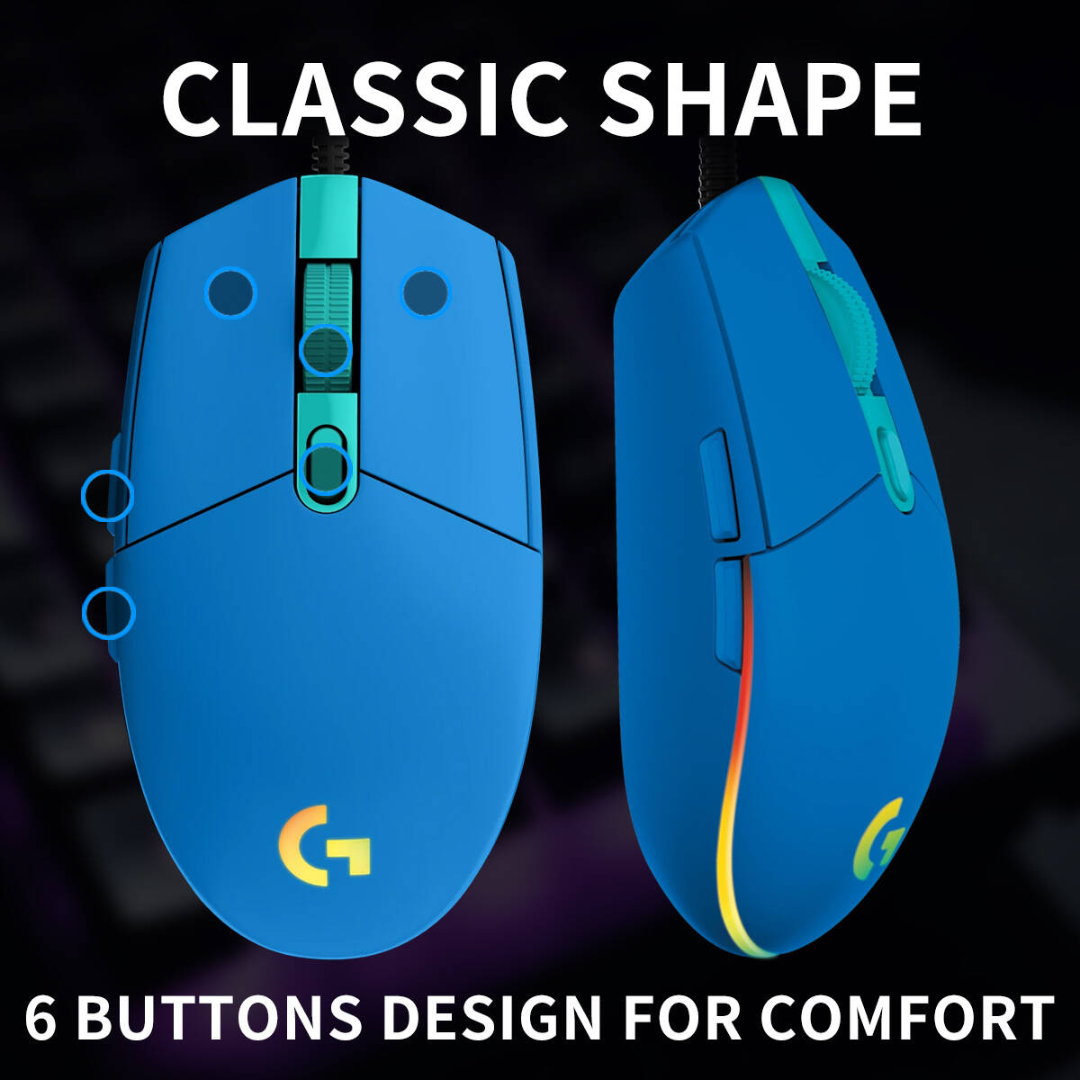 ロジクール G203 有線ゲーミングマウス マルチレンジ D - Logitech Mouse G203 のレビューと価格