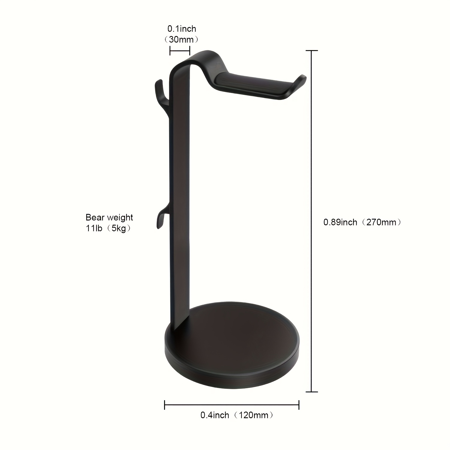 アルミ合金製ヘッドホンスタンド、デスクトップゲーミングヘッド - Headset Stand のレビューと価格