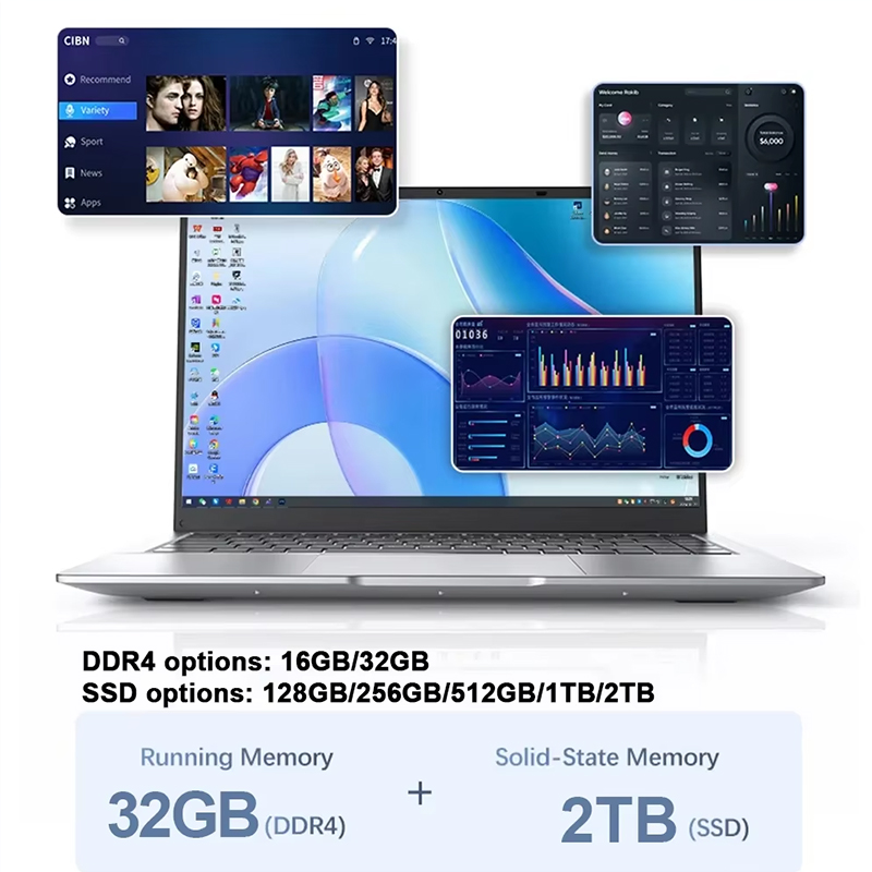 新型超薄型ノートパソコン 14.1インチ 16GB RAM  - Pc Gaming Gaming のレビューと価格
