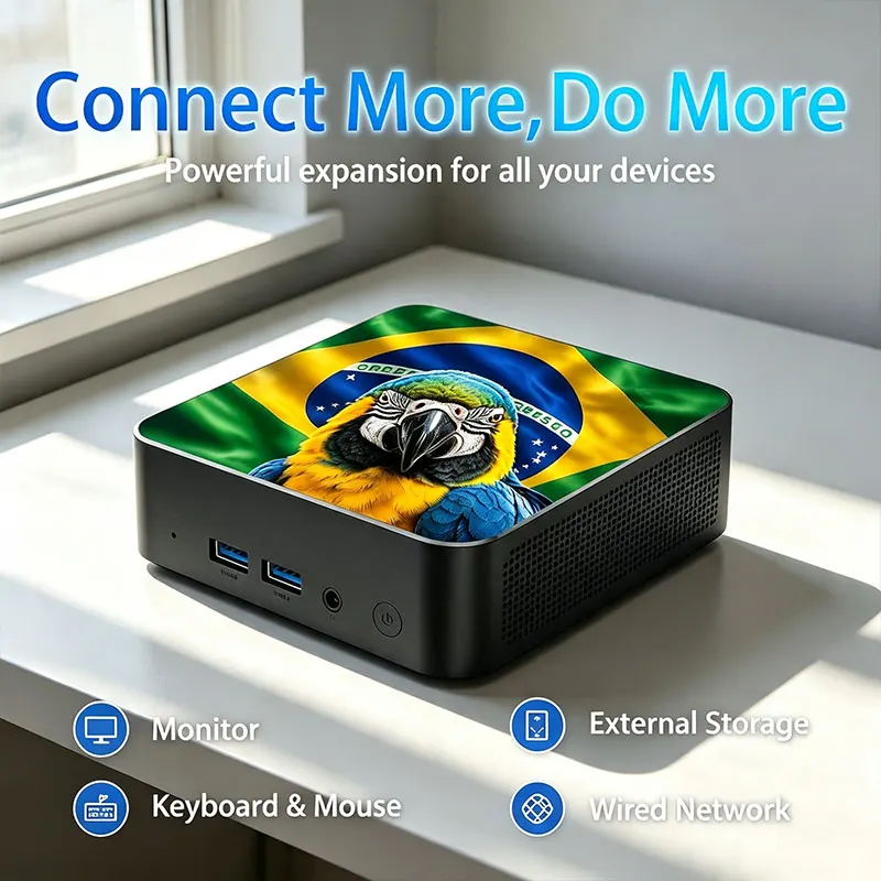 2026年メキシコ＆ブラジル国旗をテーマにしたミニPC Co - Pc Gaming Gaming のレビューと価格
