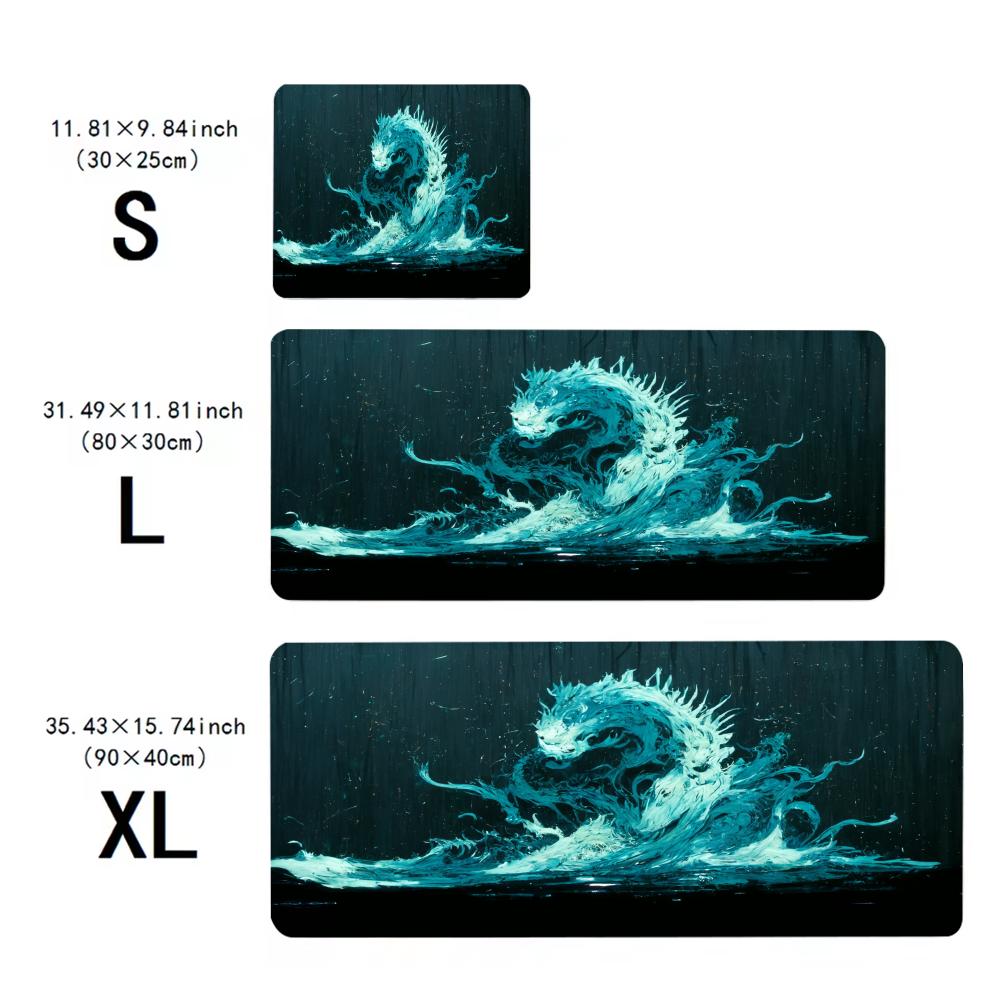 XL拡張ゲーミングマウスパッド 防水滑り止めドラゴンデスクマ - Pc Gaming Dragon のレビューと価格