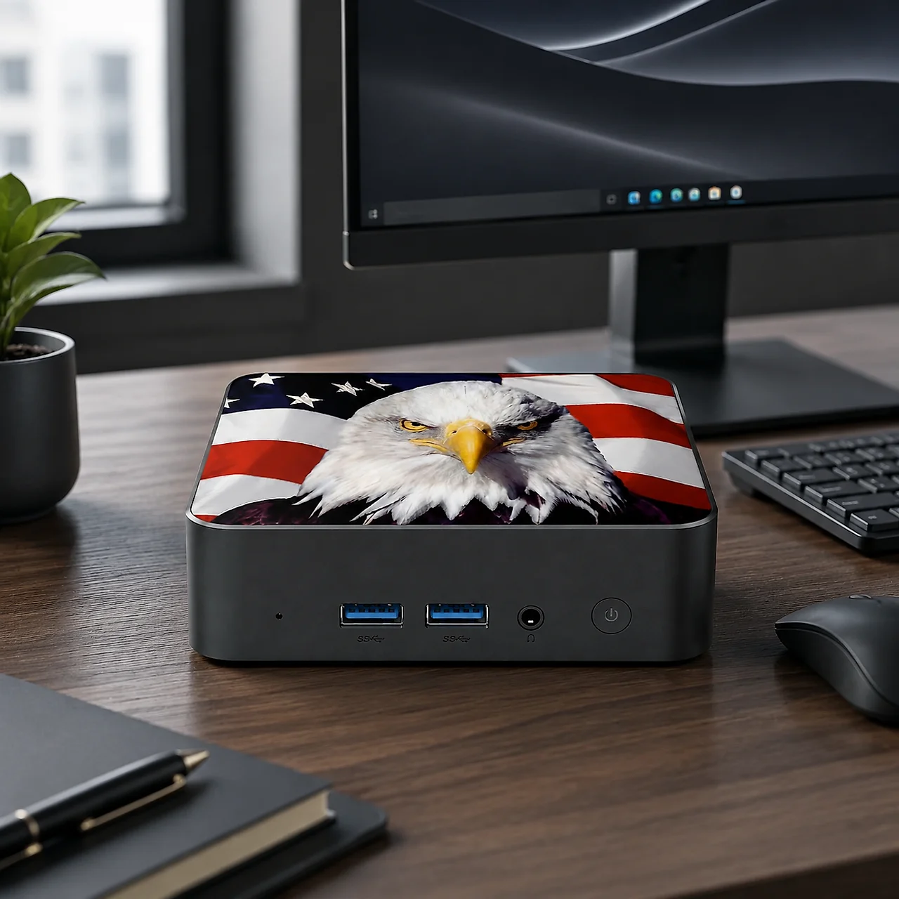カナダ国旗デザインの超薄型ミニデスクトップPC 2026 C - Pc Gaming Gaming のレビューと価格